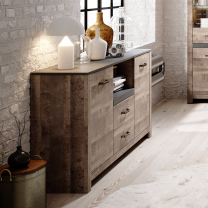 SAND | komoda 2D2S | 165 cm |  dub sand grange/matera