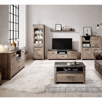 SAND | komoda 3D | 110 cm |  dub sand grange/matera