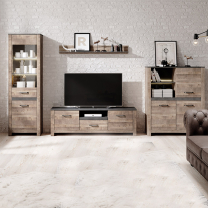 SAND | komoda 3D | 110 cm |  dub sand grange/matera