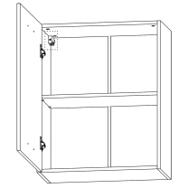 Kuchyňská linka LANGEN au | 240 cm | S ÚCHYTY | artisan