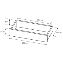 Psací stůl ADA | 120 cm | UNI provedení | antracit