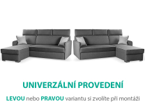 Sedací souprava FIT | 205x164 | LEVÁ i PRAVÁ | kombinace | VÝBĚR LÁTEK