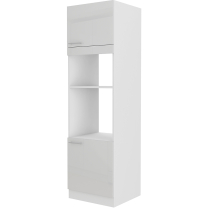 Kuchyňská linka LARA wh | ve tvaru L | 230x250 | UNI provedení | VÝBĚR TYPU ZÁSUVEK | bílá lesk