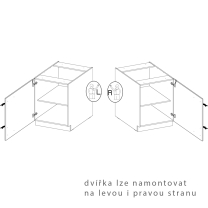 Kuchyňská linka LARA wh | 280 cm | UNI provedení | VÝBĚR TYPU ZÁSUVEK | bílá lesk