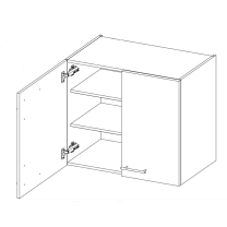 Kuchyňská linka LARA wh | 260 cm | UNI provedení | VÝBĚR TYPU ZÁSUVEK | bílá lesk