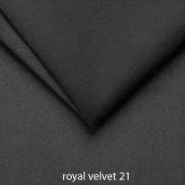 Křeslo ušák s podnožkou Next | Royal velvet 21 grafitová šedá | nohy buk | AKCE