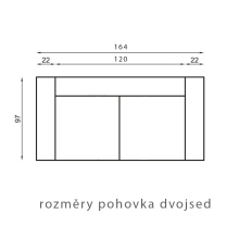 Sedací sestava IRYS 3+2+1 | VÝBĚR TKANIN