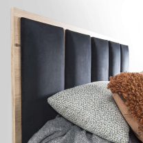 CALI | dekorativní panel C-10 s lamelami | černá/artisan