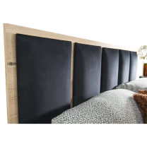 CALI | dekorativní panel C-11 s lamelami | artisan/černá