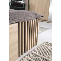 CALI | dekorativní panel C-11 s lamelami | artisan/černá