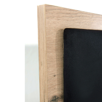 CALI | dekorativní panel C-11 s lamelami | artisan/černá