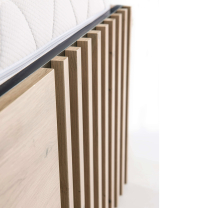 CALI | dekorativní panel C-11 s lamelami | artisan/černá