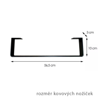 Obývací pokoj CALI | 3 díly + ČERNÉ NOHY | sestava B | artisan