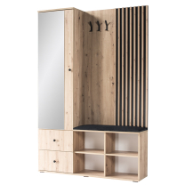 Předsíňová stěna CALI + skříň C-1 + komoda C-4 | artisan