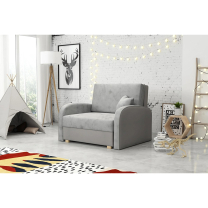 Pohovka VIVA I SOFT | 102 cm | šedá | ROZKLÁDACÍ
