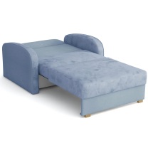 Pohovka VIVA I SOFT | 102 cm | modrá | rozkládací