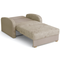 Pohovka VIVA I SOFT | 102 cm | béžová | ROZKLÁDACÍ