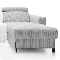 ULISES | díl sedačky OBKR | 90x179 cm | delší otoman s úložným prostorem | VÝBĚR TKANIN a NOŽIČEK