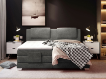 Dvoulůžko boxspring Wave 180x200 | elektrické polohování | VÝBĚR LÁTEK