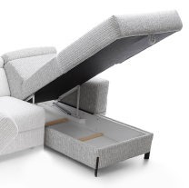 Sedací souprava ULISES U | 225x331x179 | rozkládací + úložný prostor | VÝBĚR TKANIN a NOŽIČEK