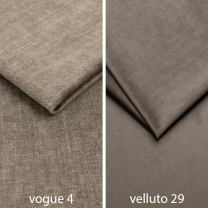 Sedací souprava Infinity MINI | pravá | AKCE | vogue 4/velluto 29