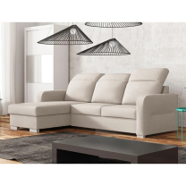 Sedací souprava PAKO | L | 158x232 | crown 1 krémová