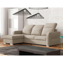 Sedací souprava PAKO | L | 158x232 | crown 2 světle béžová