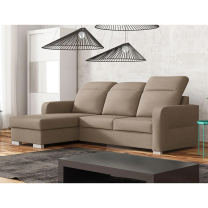 Sedací souprava PAKO | L | 158x232 | crown 3 světle hnědá