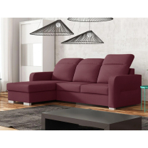 Sedací souprava PAKO | L | 158x232 | crown 6 vínová
