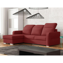 Sedací souprava PAKO | L | 158x232 | crown 7 tmavě červená