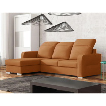Sedací souprava PAKO | L | 158x232 | crown 8 oranžová