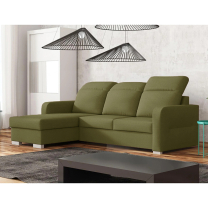 Sedací souprava PAKO | L | 158x232 | crown 11 olivově zelená