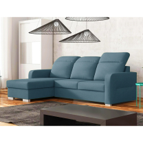Sedací souprava PAKO | L | 158x232 | crown 14 modrá