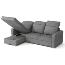 Sedací souprava PAKO | L | 158x232 | crown 19 tmavě šedá