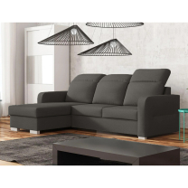 Sedací souprava PAKO | L | 158x232 | crown 19 tmavě šedá