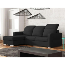 Sedací souprava PAKO | L | 158x232 | crown 20 šedočerná