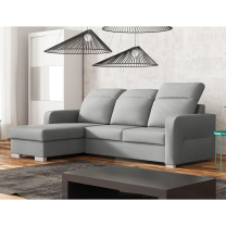 Sedací souprava PAKO | L | 158x232 | chester 17 světle šedá | VÝPRODEJ Z PRODEJNY