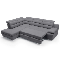 Sedací souprava GRECO | LEVÁ | Gemma 13 světle hnědá | AKCE | POSLEDNÍ KUS