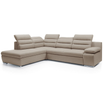 Sedací souprava GRECO | LEVÁ | Gemma 13 světle hnědá | AKCE | POSLEDNÍ KUS