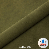 Sedací souprava GRECO | LEVÁ | Zetta 297 olivově zelená VODOODPUDIVÁ | AKČNÍ CENA
