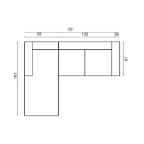 Sedací souprava VENTO L | 167x251 | VÝBĚR Z PRÁVÉ HOVĚZÍ KŮŽE | s úložným prostorem a rozkladem