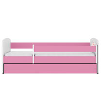 Babydreams | jednolůžko 180x80 cm | růžová/bílá | kůň