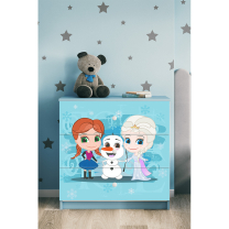 Babydreams | komoda | modrá/bílá | ledové království