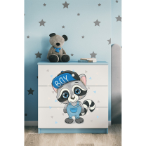 Babydreams | komoda | modrá/bílá | mýval