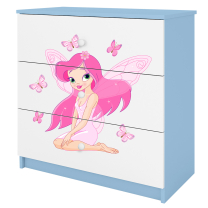Babydreams | komoda | modrá/bílá | víla