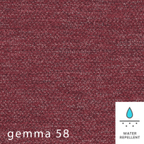 Sedací souprava KORFU | LEVÁ | Gemma 58 tmavě červená WATER REPELLENT | AKČNÍ CENA