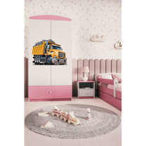 Babydreams | šatní skříň | růžová/bílá | tatra
