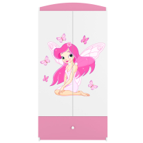 Babydreams | šatní skříň | růžová/bílá | víla
