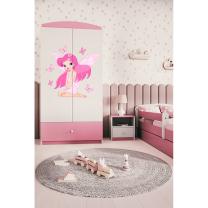 Babydreams | šatní skříň | růžová/bílá | víla