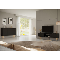 Toronto | komoda | černá